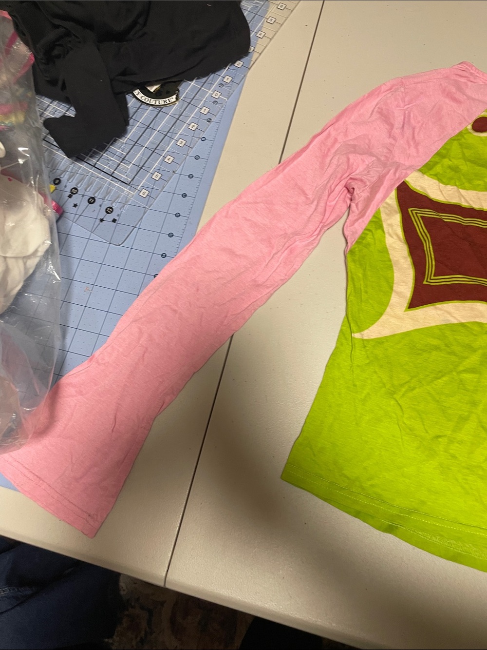 Custo Barcelona Pink & Lime Graphic Long Sleeve Top - Picture 6 of 6
